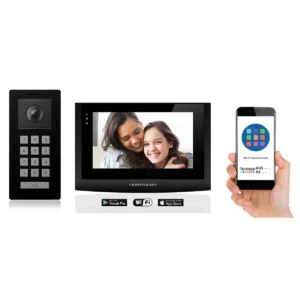 Qseries WiFi Intercom Black Keypad Kit - V3B