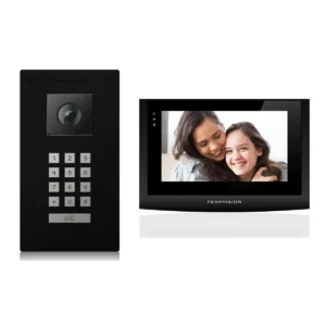 Qseries Intercom Flush Black Keypad Kit - V3B